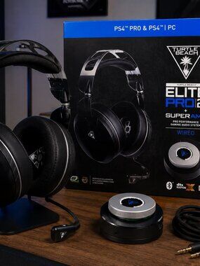 Turtle Beach Elite Pro 2 + SuperAmp Wired Gaming Headset PS4 PS5 PC Complete